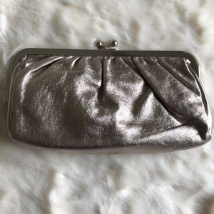 NWOT Express genuine leather clutch